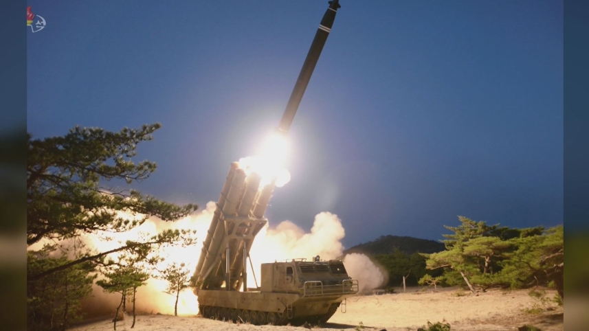 북한, 동해상으로 탄도미사일 발사…청와대 "즉각 중단 촉구"